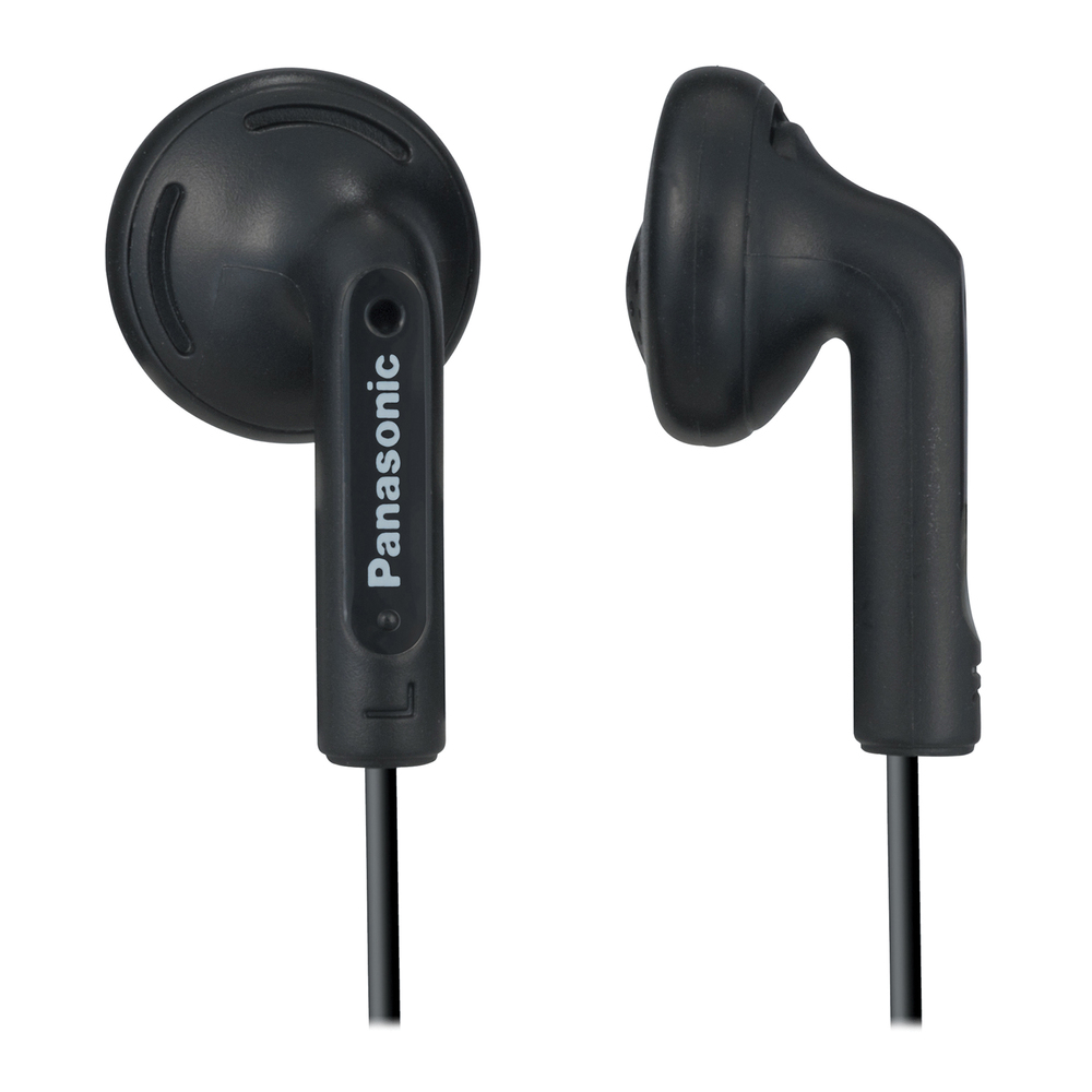 Panasonic RP-HV096-K Wired On-Ear Earphones with 3.5-mm Connector, Po...