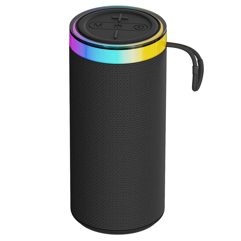 Supersonic SC-2440BT BLK 8-Watt-RMS Halo Spark Go Portable Bluetooth ...
