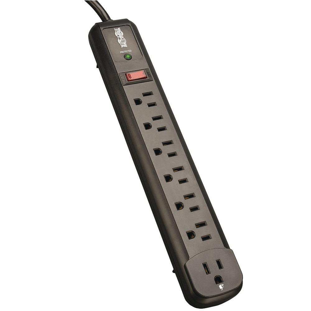 Tripp Lite by Eaton TLP74RB 7-AC Outlet 1,080-Joules Protect It! Surg...
