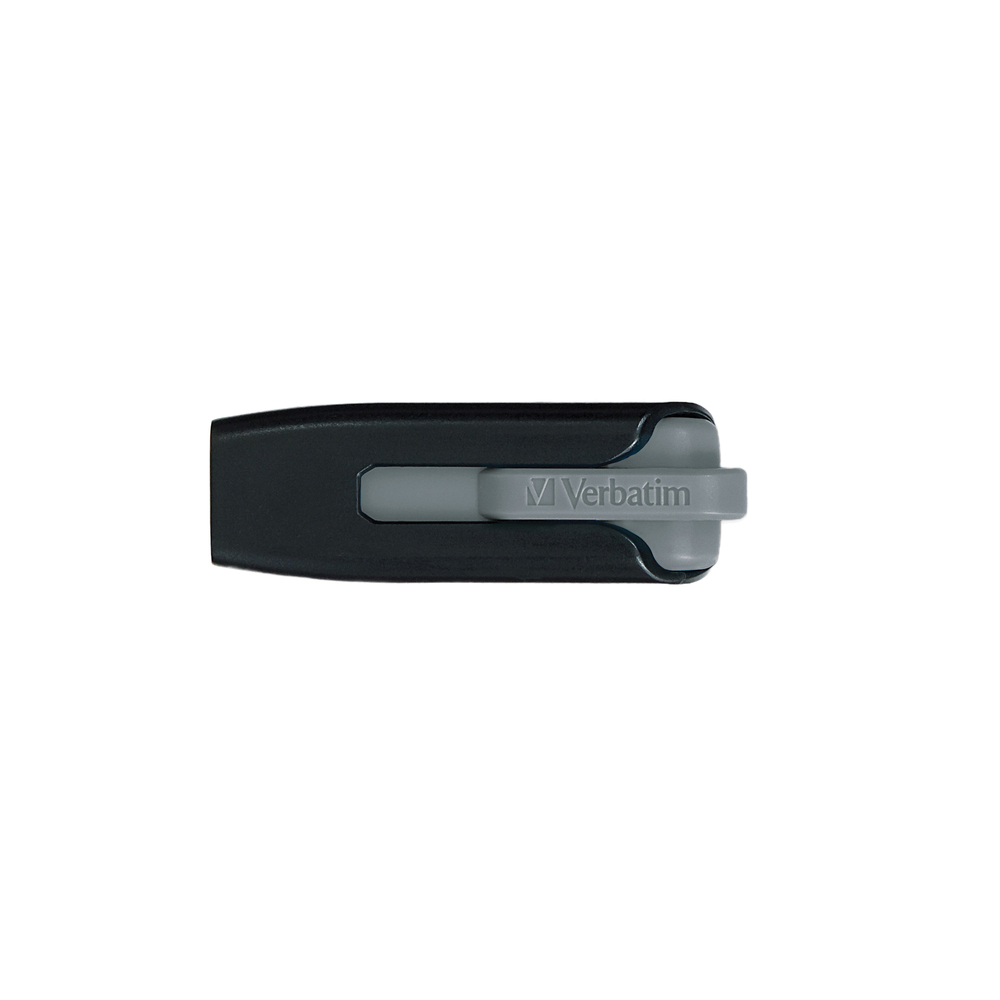 Verbatim 49189 128-GB Store 'n' Go V3 USB 3.2 Gen 1 Flash Drive, Gray