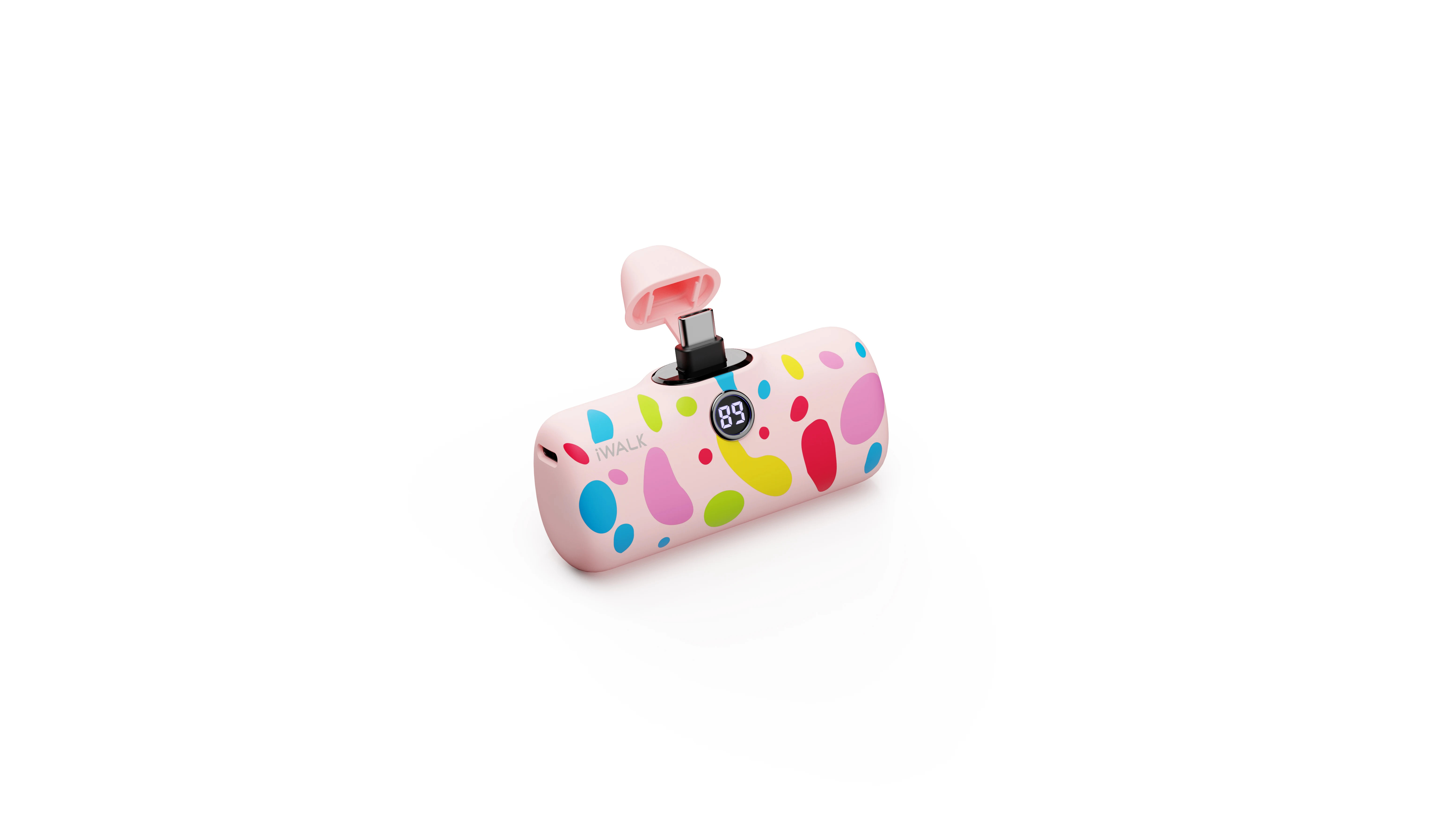 IWALK 4800mAh Mini Capsule Fast Charging Power Bank Portable Pocket 2...