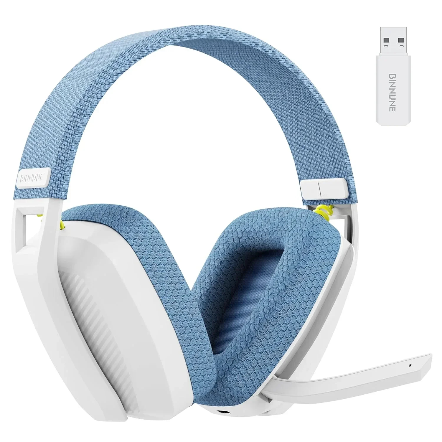 BINNUNE 2.4GHz Wireless Gaming Headset with Mic for PS5 PS4 PC Mac Pl...