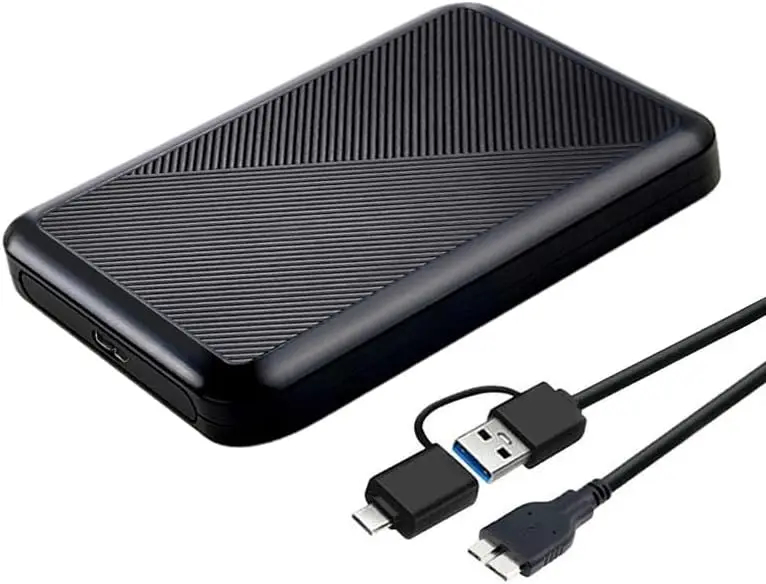 Ultra Slim Portable External Hard Drive USB 3.0 HDD Storage for PC, M...