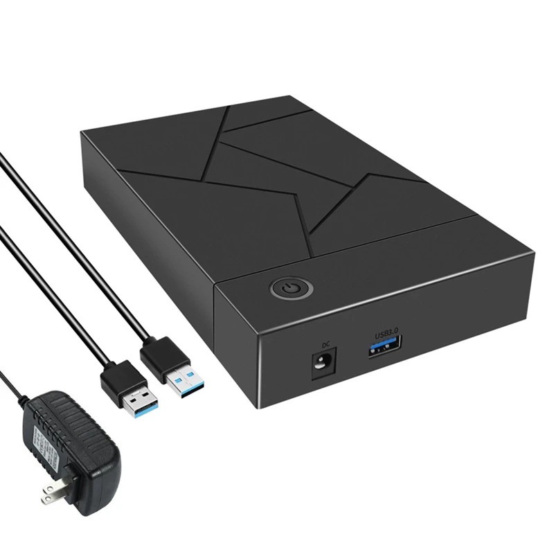 3.5 Inch HDD Enclosure USB 3.0 To SATA Hard Drive Case SSD Enclosure ...