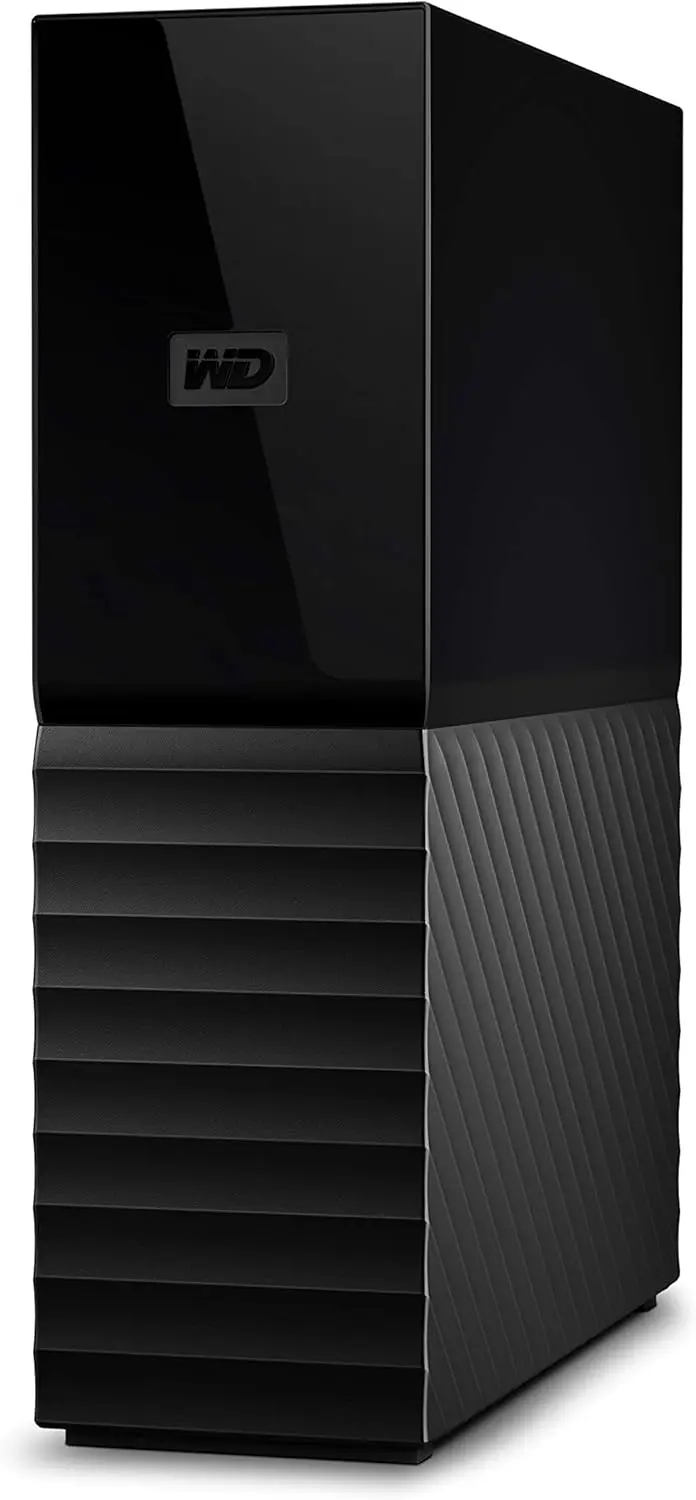 6TB Desktop External Hard Drive with Password Protection, USB 3.0, Au...