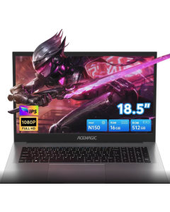 ACEMAGIC Laptop Computer, 16GB DDR4 512GB SSD, 18.5 Inch Laptop with Intel Quad-Core