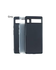 Frosted Pudding Mobile Phone Protective Case Grey-Pixel 6A