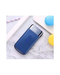 Wireless charging treasure mobile power Blue