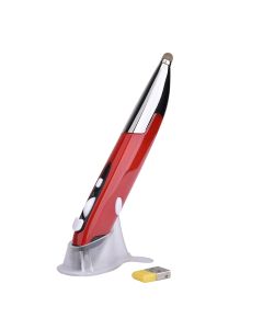 Handwriting Second-generation Pen-shaped Flying Squirrel Mouse Pen Wireless Gaming Optical Pen - Red