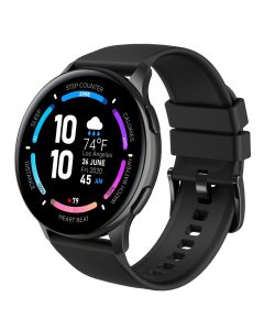 3Plus 3PL-CALLIE-BK Vibe Callie Smartwatch with 1.43-In. AMOLED Display, Bluetooth Calling, Heart Rate/Blood Oxygen/Sleep, 100+ Workouts, and IP68 Water-Resistant