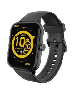 3Plus 3PL-VIBEBT-BK Vibe Lite BT Smartwatch with 1.96-In. Color Touch Screen, Bluetooth Calling, Heart Rate/Blood Oxygen/Sleep, 24 Workouts, and IP68 Water-Resistant