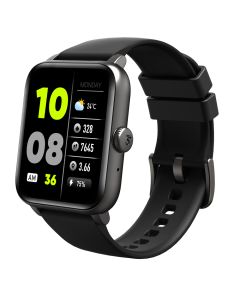 3Plus 3PL-VIBEFIT-BK Vibe Fit Smartwatch with 1.83-In. Color Touch Screen, Bluetooth Calling, Heart Rate/Blood Oxygen/Sleep, 50+ Workouts, and IP68 Water-Resistant