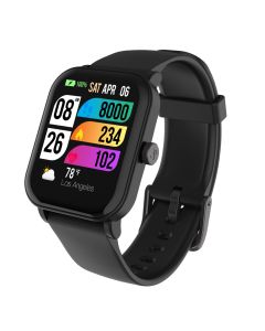 3Plus 3PL-VIBEPS-BK2 Vive+ (Gen 2) GPS Smartwatch with 1.72-In. Color Display, Bluetooth, Heart Rate/Blood Oxygen/Sleep, 25+ Workouts, Music, 3 ATM Water Rated
