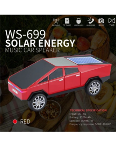 uturistic Cybercar-Inspired Bluetooth Speaker (Red)