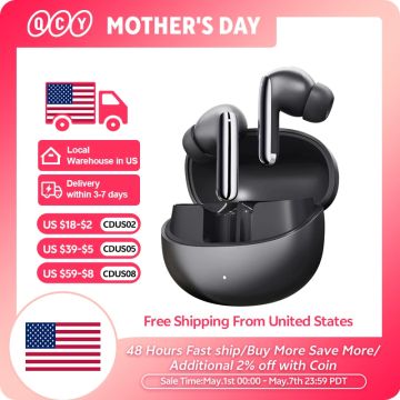 QCY MeloBuds Pro ANC Bluetooth 5.3 Earphones Wireless 46dB Hybrid ANC Hi-Res LDAC Earbuds 6 Mic Headphones 34H in-Ear Detection