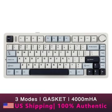 AULA F75 2.4G Wireless/Bluetooth/Wired Gaming Mechanical Keyboard RGB Customized 75% Layout OEM Profile Gasket Structure