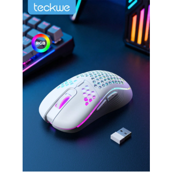 Teckwe Wireless Gaming Mouse Honeycomb 2.4G USB
