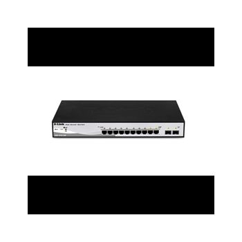 D-Link Network DGS-1210-10P Smart 8-Port Gigabit PoE Switch 2 Combo SFP Retail