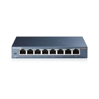 TP-Link Network TL-SG108 8Port Switch 10/100/1000Mbps RJ45 Desktop Switch Retail