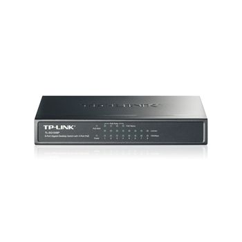 TP-Link Network TL-SG1008P 8Port Gigabit Desktop Switch with 4Port PoE 10/100/1000Mbps Retail