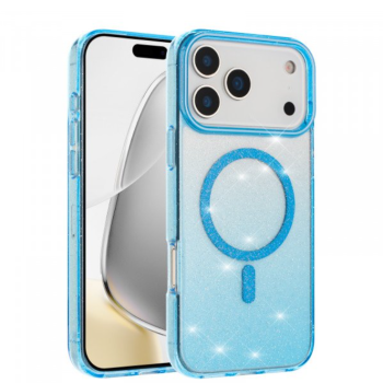 Phone Case with Clear Protective Design for Eye-Catching Style for Apple iPhone 17 Pro Max (Blue)