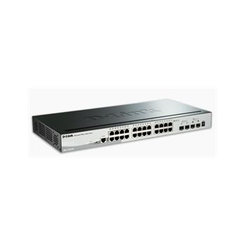 D-Link Network DGS-1510-28X SmartPro 24-Port Gigabit Switch with 4 10GbE SFP+ Retail