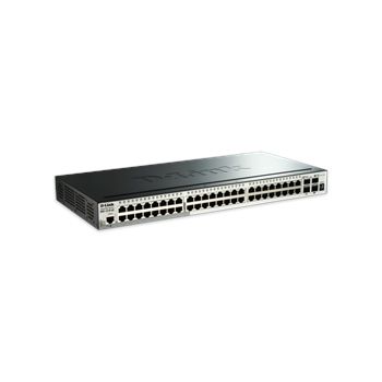 D-Link Network DGS-1510-52X SmartPro 48-Port Gigabit Switch with 4 10GbE SFP+ Retail