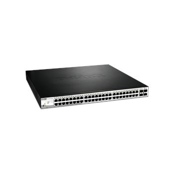 D-Link Network DGS-1210-52MP 48Port Web Smart Gigabit PoE Switch with 4 SFP Slots Retail