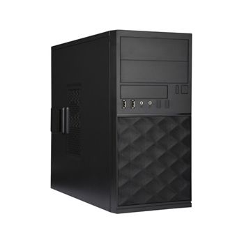 In-Win Case EFS052.CH450TB3 Mini-Tower 2/1/(3) Bays HD Audio Black 450W Micro-ATX Retail