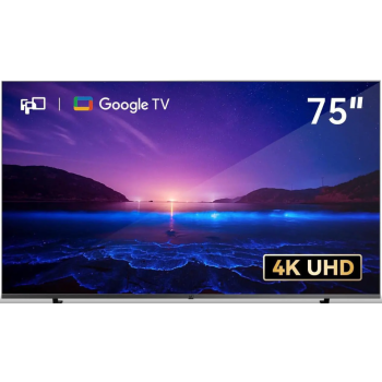 FPD 75 Inch Smart TV, 4K LED Google TV with Google Play Built-in Google Cast, HDR 10, Dolby Atmos & Vision MEMC