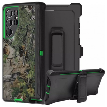 Case with Clip for Samsung Galaxy S25 Ultra 5G (Tree Green)