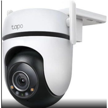 TP-Link Tapo 2K QHD Outdoor Pan/Tilt Wi-Fi Security Camera, 360° View, Motion Tracking, Color Night