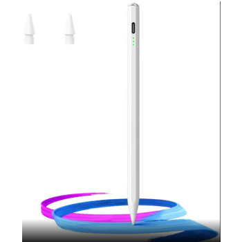 Stylus Pen for iPad(2018-2025)- Fast Charge with Tilt Sensitivity & Palm Rejection for iPad 11/10/9/8/7/6th