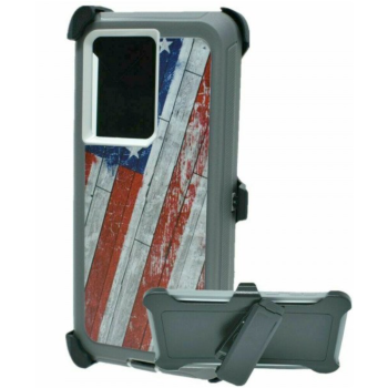 Case with Clip for Samsung Galaxy S25 5G (USA Flag)