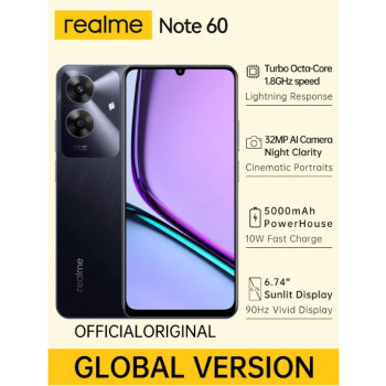Realme Note 60 2024 Global Unlocked Smartphone 6.74