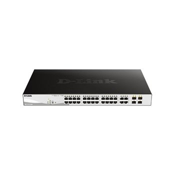 D-Link Networking Switch DGS-1210-28MP 28PT Smart Managed Gigabit PoE Switch Brown Box