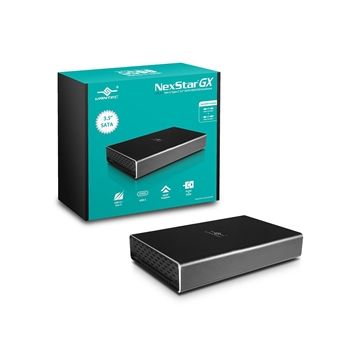 Vantec Removable Device NST-371C31-BK NexStar GX USB3.1 Gen2 3.5 inch or 2.5 inch SATA HDD/SSD Enclosure Retail