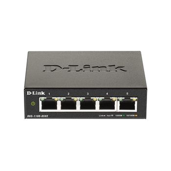 D-Link Switch DGS-1100-05V2 5Port Gigabit Switch DGS-1100 Smart Managed Retail
