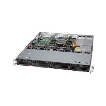 Supermicro Case CSE-813MF2TQC4-R407CB 1U 4x3.5" hot-swap SAS3/SATA 400W Brown Box