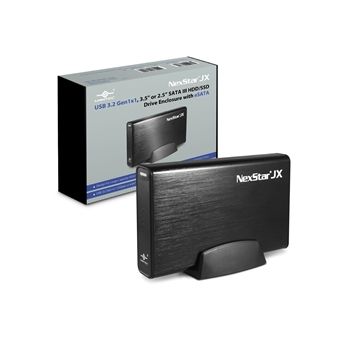 Vantec Removable Device NST-358SU3-BK NexStar JX 3.5"/2.5" USB3.2 SATA3 Enclosure with eSATA Retail