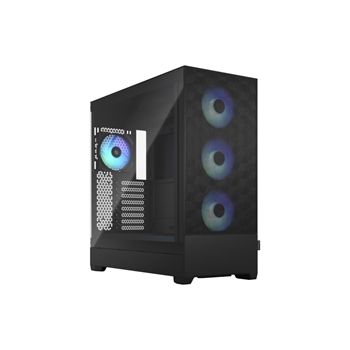 Fractal Design Case FD-C-POR1X-06 Pop XL Full Tower Air RGB Black Clear Tempered Glass ATX Retail