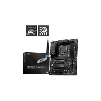 MSI Motherboard PROB760PWIFID4 PRO B760-P WIFI DDR4 B760 Socket1700 Maximum 128GB DDR4 ATX Retail
