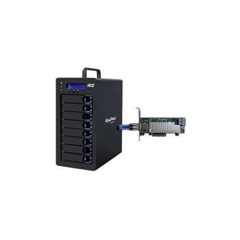 HighPoint Removable Drive RS6438TS RocketStor 6438TS 8Bay SAS/SATA Hot Swappable Tower RAID Enclosure Retail