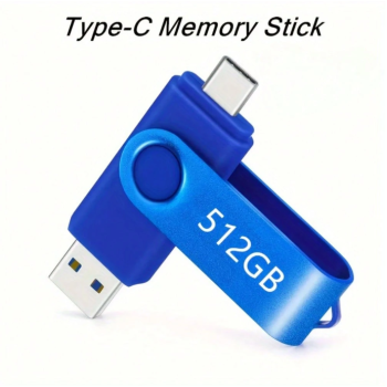 512GB 2-In-1 USB C Flash Drive OTG USB Thumb Drive