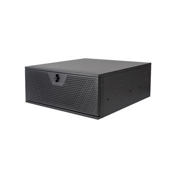 Silverstone Case RM44 4U Rackmount Server chassis with enhanced liquid cooling compatibility Retail