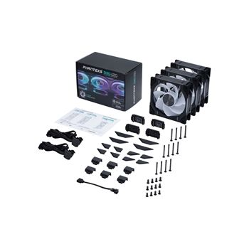 Phanteks Fan PH-F120D30R_DRGBPWMBK013P D30-120 Black Reversed 3x120mm ARGB Retail