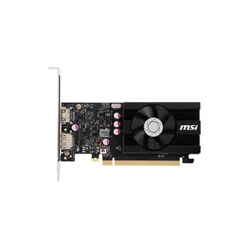 MSI Video Card G103044PC GT 1030 4GD4 LP OC GeForce GT 1030 4GB DDR4 64Bit PCIE Retail