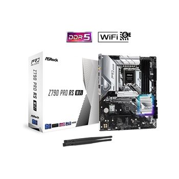 ASRock Motherboard Z790 PRO RS WIFI Z790 LGA 1700 Max 192GB DDR5 ATX Retail