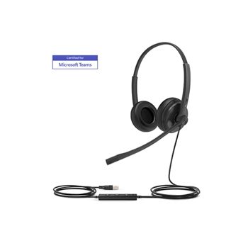 Yealink Headset 1308043 UH34 Dual Teams USB Wired Retail