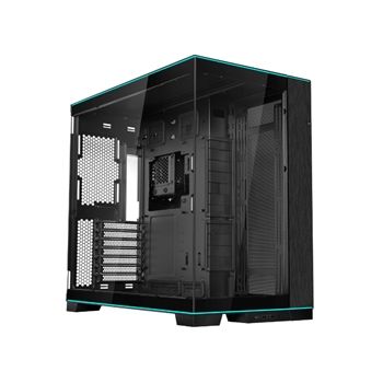 Lian-Li Case O11DERGBX Full Tower Temper Glass 2x3.5"HDD or 2.5" SSD Black Retail